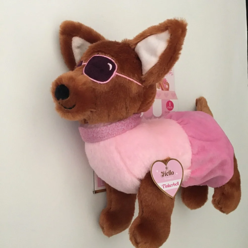 NEW 11” Dog Toy Plush Puppy Tinkerbell | Paris Hilton - Picture 3 of 8